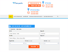Tablet Screenshot of cebupacific-vn.com